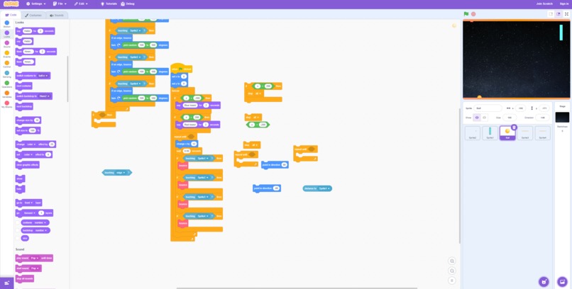 Math Pong Coding Project – screenshot 1