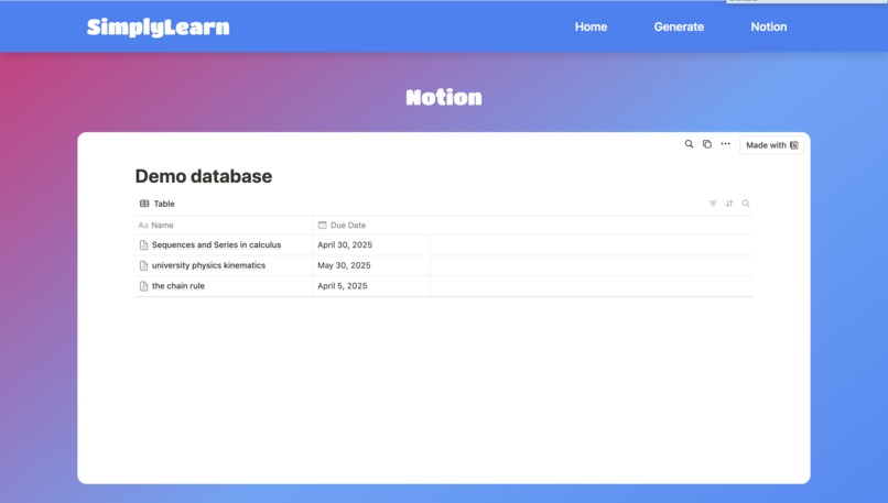 SimplyLearn – screenshot 3