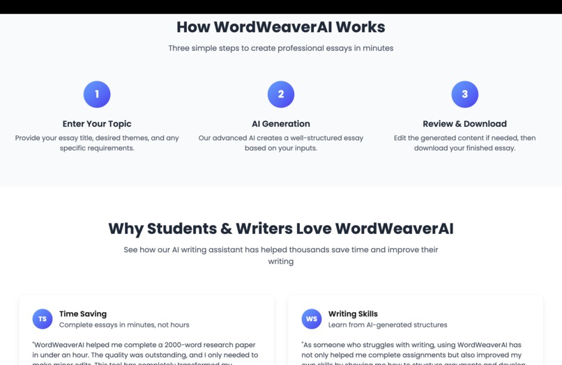 Word Weaver AI – screenshot 3