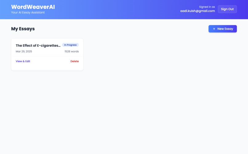 Word Weaver AI – screenshot 4