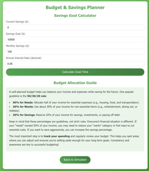 InvestEd – screenshot 1