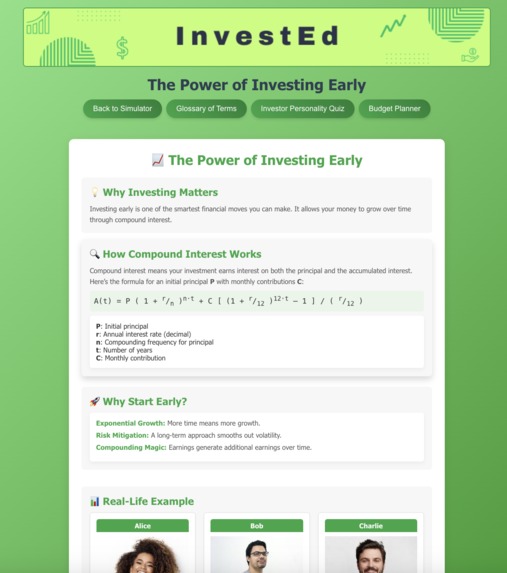 InvestEd – screenshot 2