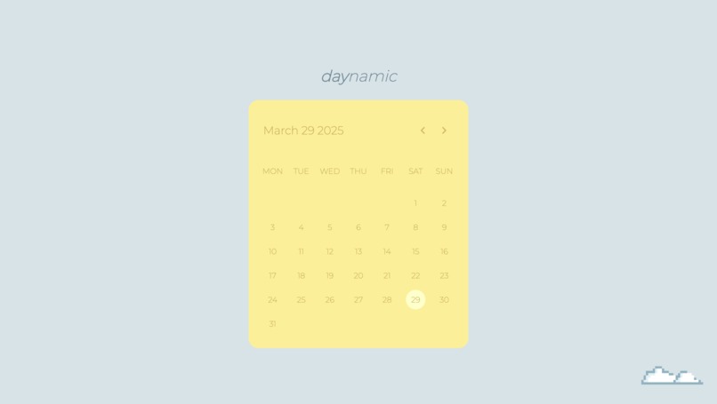 daynamic – screenshot 1