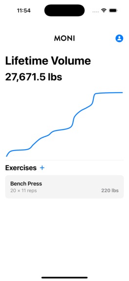 moni app – screenshot 1