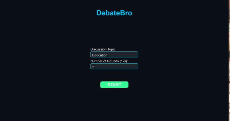 DebateBros – screenshot 1