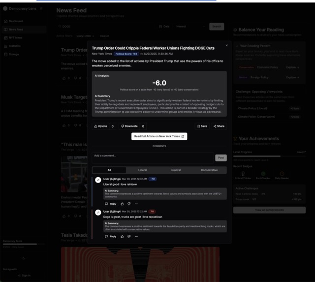 NewsDemocracy – screenshot 3