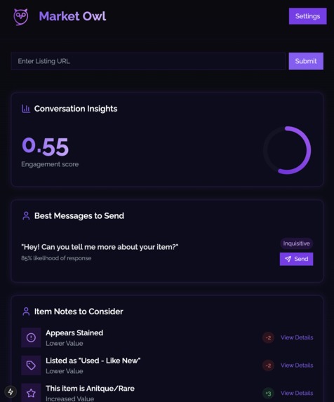 Market Owl – screenshot 1