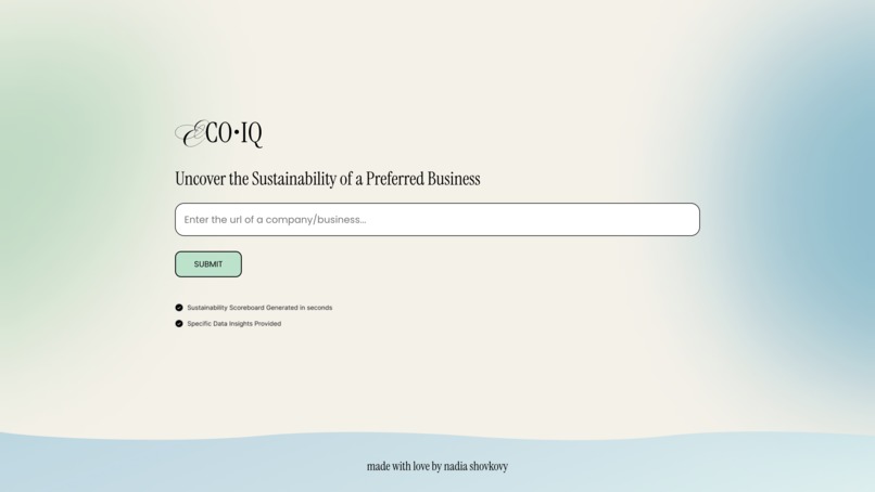 Eco-IQ – screenshot 1