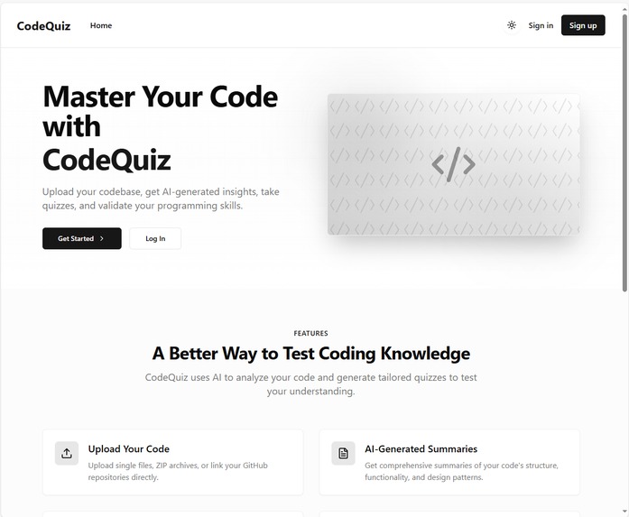 CodeQuiz - AITamer – screenshot 1