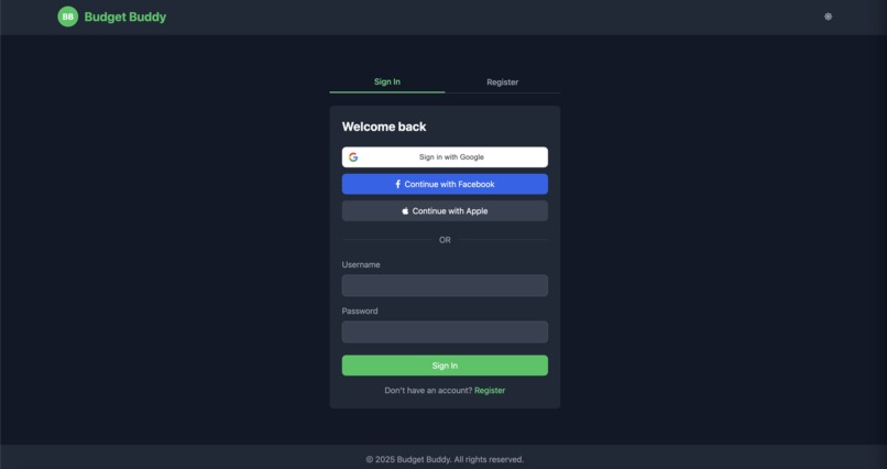 Budget Buddy – screenshot 1