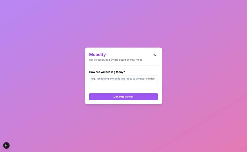 Moodify – screenshot 1