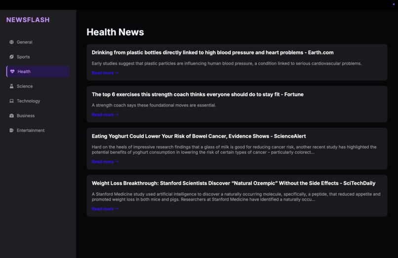 Newsflash – screenshot 2