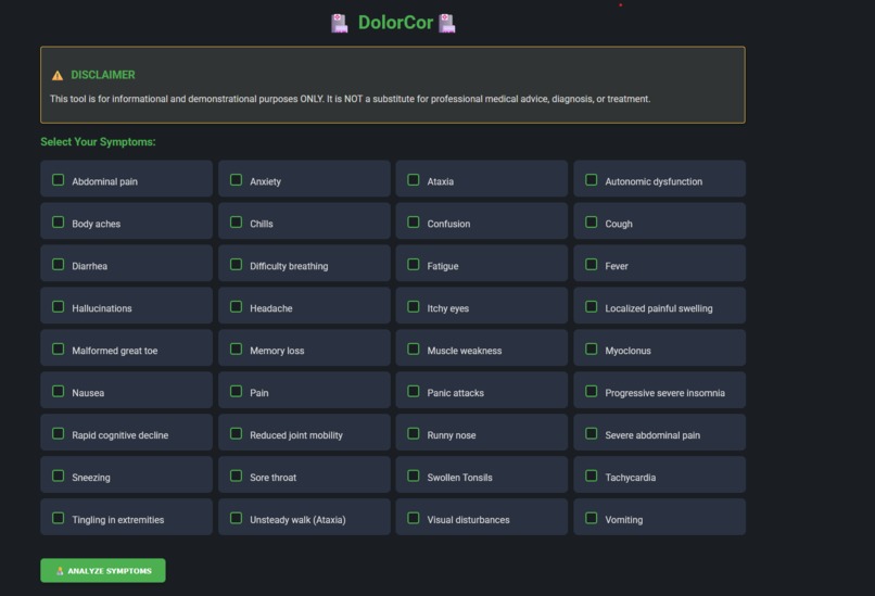 DolorCor – screenshot 2