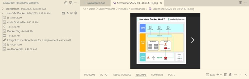 CaveatBot - VS Code Extension – screenshot 6