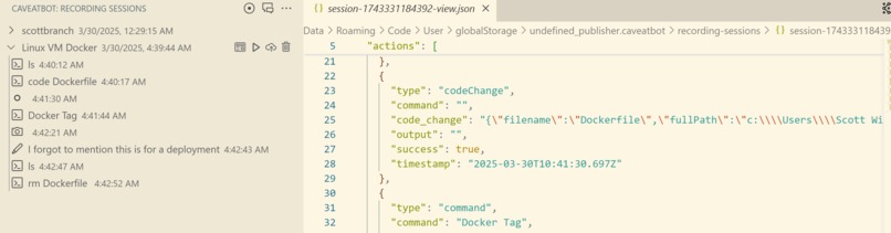 CaveatBot - VS Code Extension – screenshot 3
