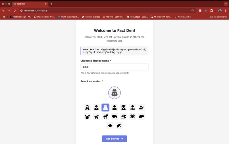 Fact Den – screenshot 1