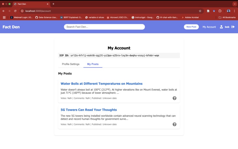 Fact Den – screenshot 2