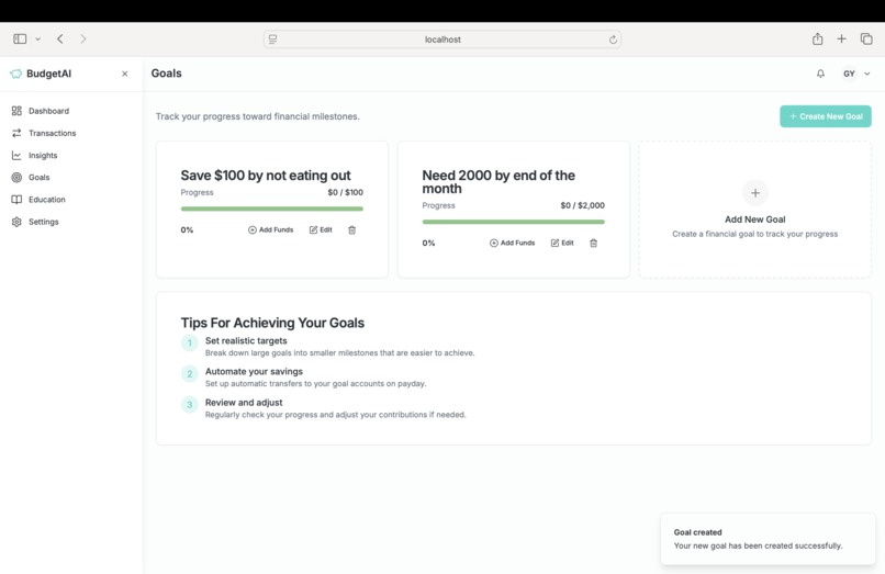 BudgetAI – screenshot 3