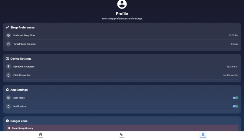 SleepSync – screenshot 2