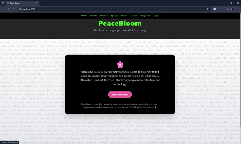 PeaceBloom – screenshot 1