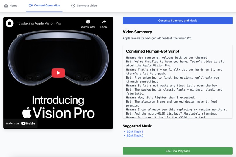 Creation.AI – screenshot 1