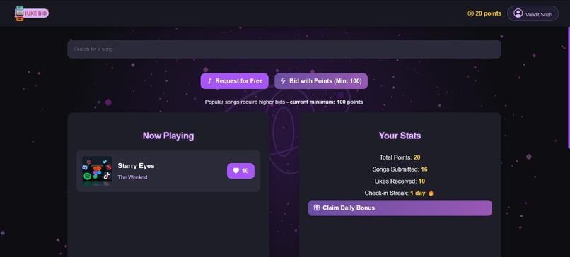 JukeBid – screenshot 3