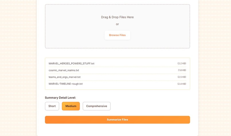 Pocket Summarizer – screenshot 2