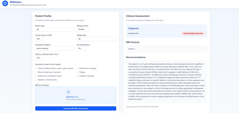 MSDetect – screenshot 1