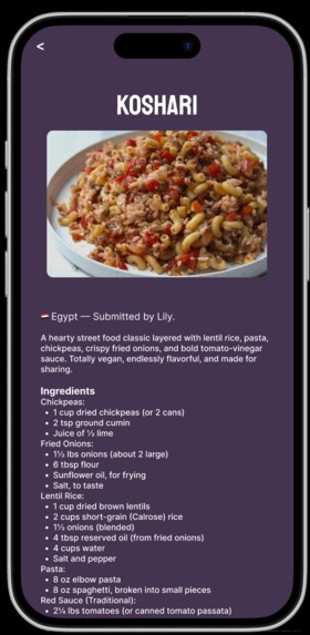 Cultural Cookbook – screenshot 8