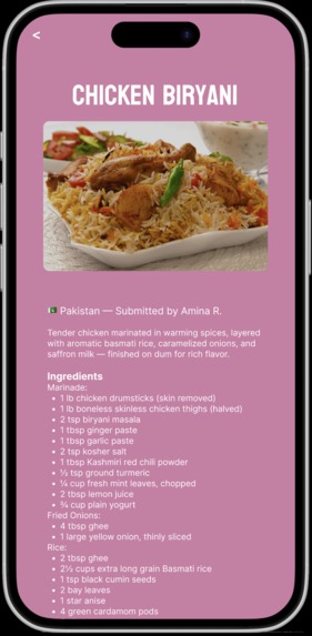 Cultural Cookbook – screenshot 12