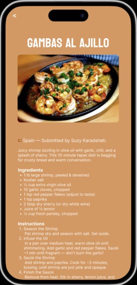 Cultural Cookbook – screenshot 10