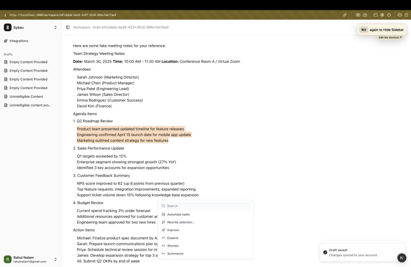 sybau - Software for Your Business Automation with Utilities – screenshot 2