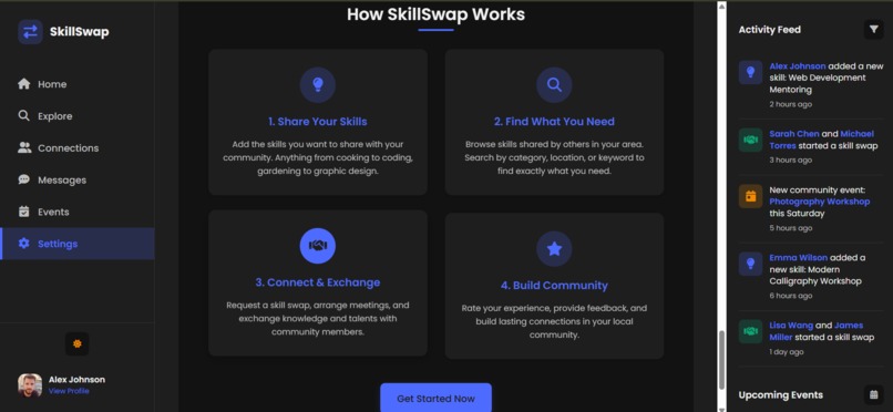 Community Skill Swap – screenshot 4