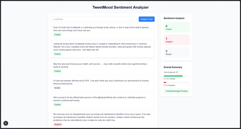 TweetMood – screenshot 3