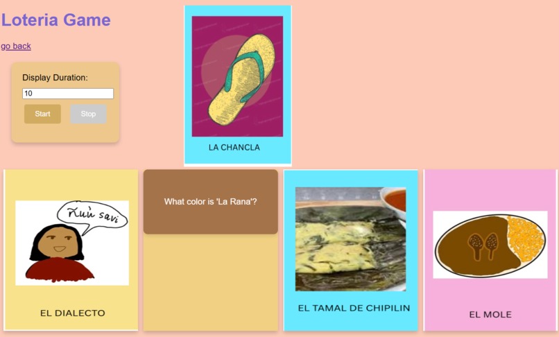 Learning Loteria – screenshot 2
