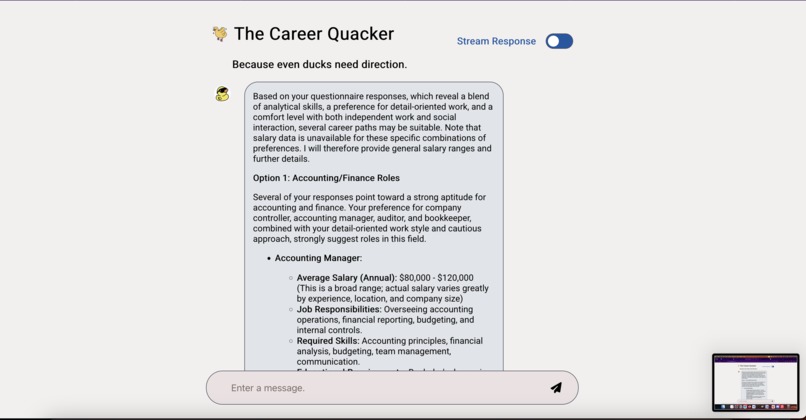 The Career Quacker – screenshot 3