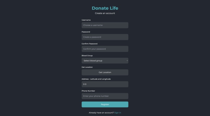 Donate Life – screenshot 6