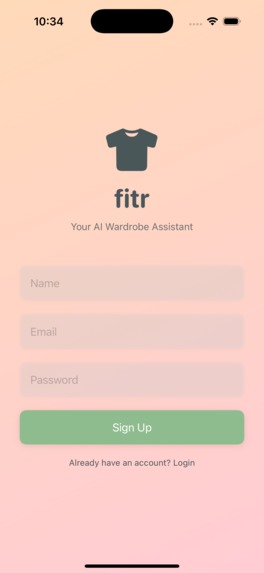 fitr - a new way to fit. – screenshot 1