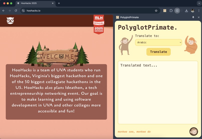 PolyglotPrimate – screenshot 1