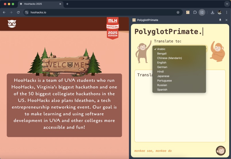 PolyglotPrimate – screenshot 3
