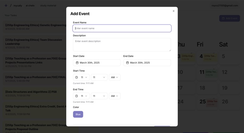MyCally – screenshot 9