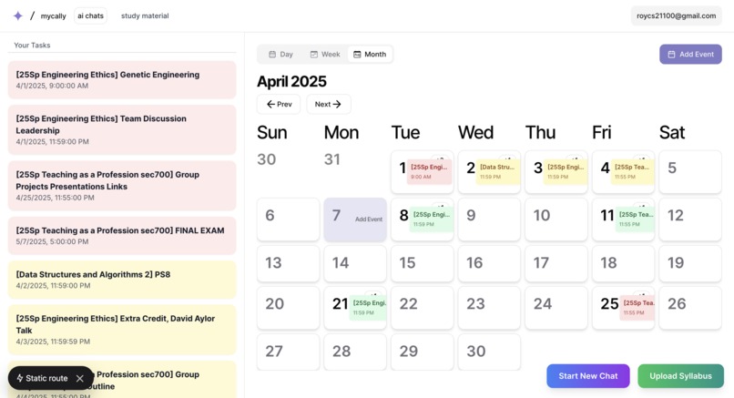 MyCally – screenshot 10