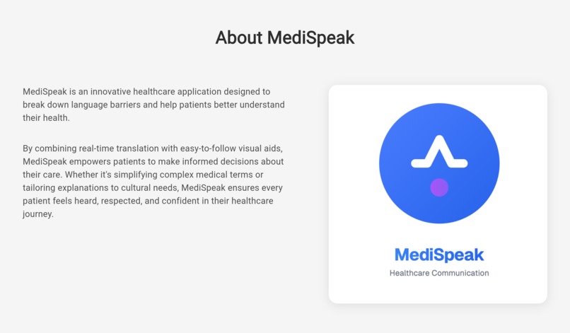MediSpeak – screenshot 1