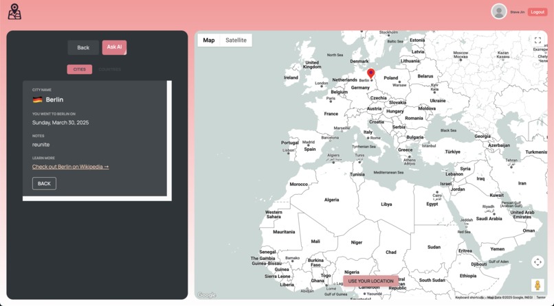 Travel log  – screenshot 4