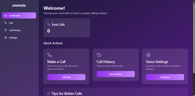 Unmute – screenshot 2