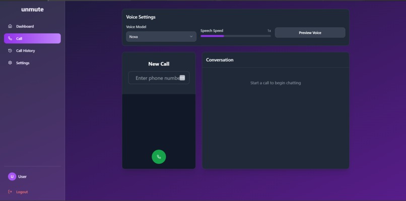 Unmute – screenshot 3