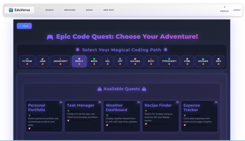 Eduverse – screenshot 1