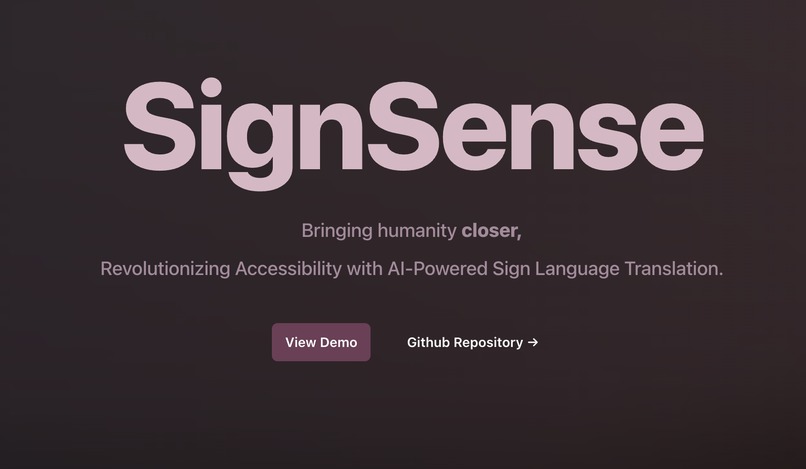 SignSense – screenshot 1