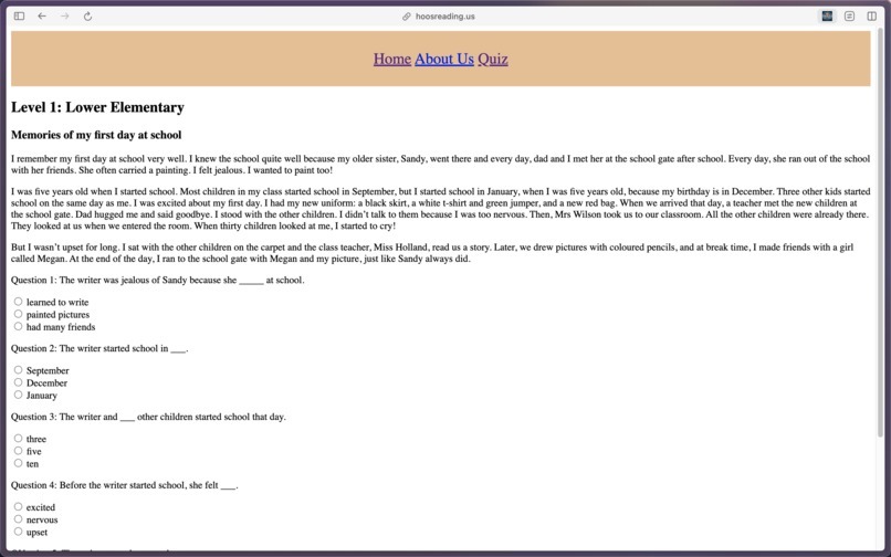 HoosReading – screenshot 2
