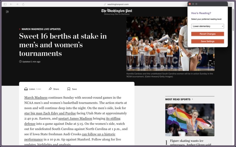 HoosReading – screenshot 3